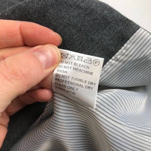 Shades of Grey by Michael Cohen Gray Lined Blazer Sport Jacket Coat 42R - Picture 7 of 7